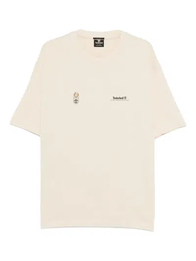 Timberland Graphic-print T-shirt In Neutral