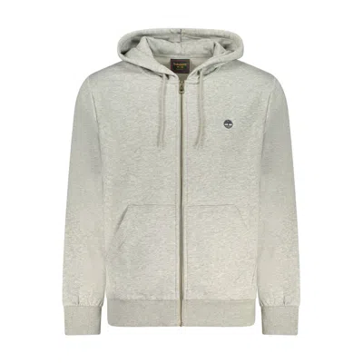 Timberland Gray Cotton Men's Sweatshirt In Green
