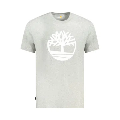 Timberland Gray Cotton Men T-shirt