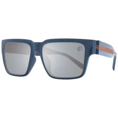 Timberland Grey Men Sunglasses In Blue