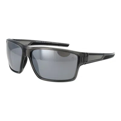 Timberland Gray Men Sunglasses In Black