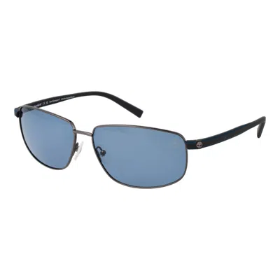 Timberland Gray Men Sunglasses In Blue