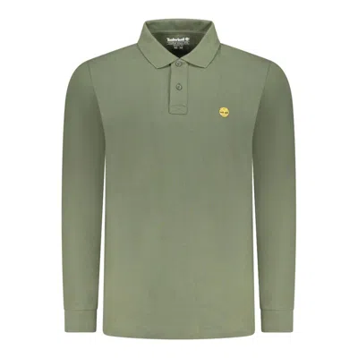 Timberland Green Cotton Men's Polo Shirt In Gray