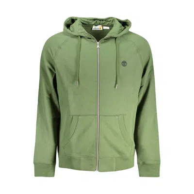 TIMBERLAND GREEN COTTON MEN SWEATER