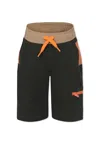 Timberland Green Shorts For Boy With Logo In Green