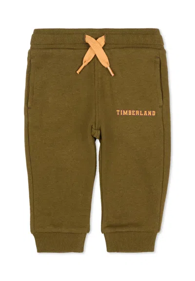 Timberland Green Sweatshirt For Baby Boy With Logo