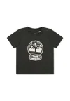 Timberland Green T-shirt For Baby Boy With Tree