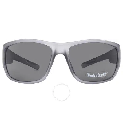 Timberland Green Wrap Men's Sunglasses Tb7220 20n 62 In Gray