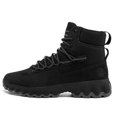 Timberland Greenstride Edge Waterproof Wide Fit Boots 'black Nubuck'