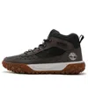 Timberland Greenstride Motion 6 Mid Fabric And Leather Waterproof Boots 'black' In Brown