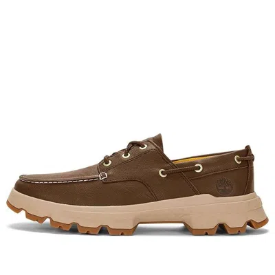 Timberland Greenstride Originals Ultra Leather Boat Shoes 'dark Brown'