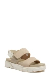 Timberland Greyfield 2 Sandal In Light Beige Suede