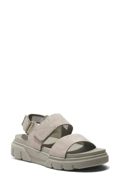 Timberland Greyfield Suede Sandals In Neutrals