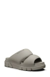 Timberland Greyfield Slide Sandal In Light Taupe Knit