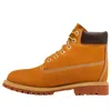 Timberland (gs)  6 Inch Boot 'wheat' In Orange