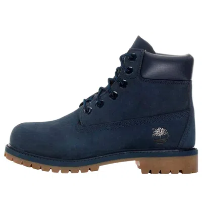 Timberland (gs)  6 Inch Premium Boot 'navy' In Blue