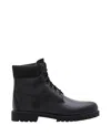 Timberland Heritage 6 Inch Lace Up Waterproof Boot In Black