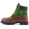 Timberland Heritage Black Pioneers 6-inch Waterproof "brown Full-grain" Boots In Brown