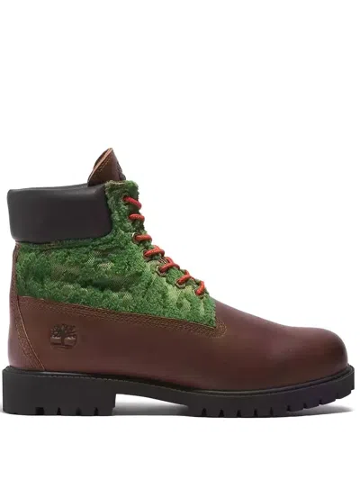 Timberland Heritage Black Pioneers 6-inch Waterproof "brown Full-grain" Boots