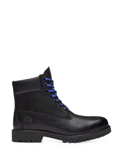 Timberland Heritage Leather Ankle Boots In Black