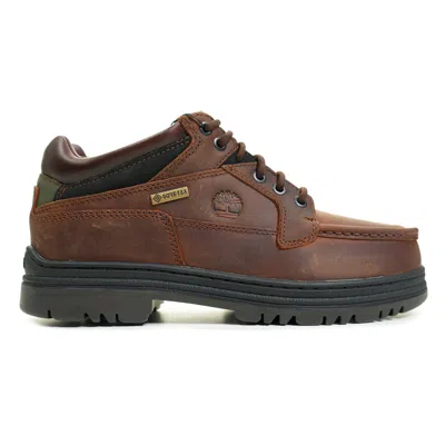 Timberland Heritage Mid Lace Gtx Boot Brown In Blue