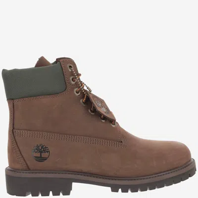 Timberland Heritage Suede Boots In Brown