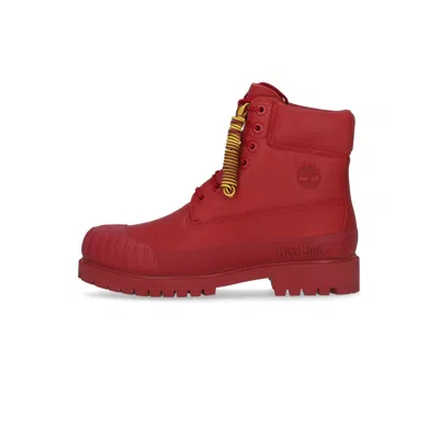 Timberland High Men's Boot 6" Premium Rubber Toe Wp In Red