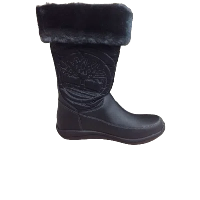 Pre-owned Timberland Hlybry Tall Pullon Junior 'black'