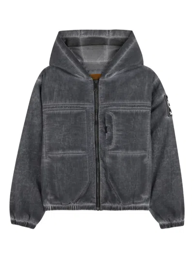Timberland Kids' Hooded Jacket In Black