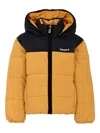 Timberland Hooded Padded Jacket In Yellow