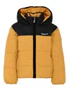 Timberland Hooded Padded Jacket In Yellow