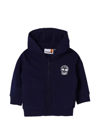Timberland Babies' Hooded Sweater In Blue