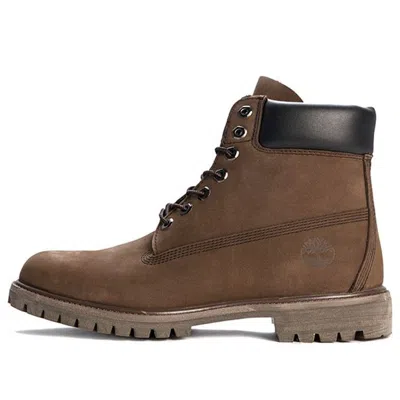 Timberland Icon 6'' Premium Wide Fit Boots 'brown Nubuck' In Multi