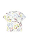 Timberland Ivory T-shirt For Baby Boy With Print In Ivory