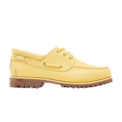 Pre-owned Timberland Jacquemus X 3-eye Classic Lug Boat Wide 'la Bateau' | Yellow | Men's Size 7.5