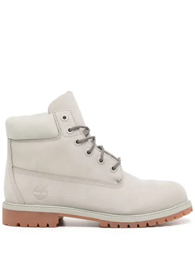 Timberland Junior's 6" Premium Leather Boots In Multi