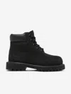 Timberland Kids 6 Inch Lace-up Waterproof Boots In Black