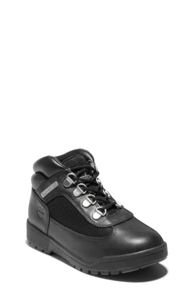 Timberland Kids' Field Mixed Media Boot In Black
