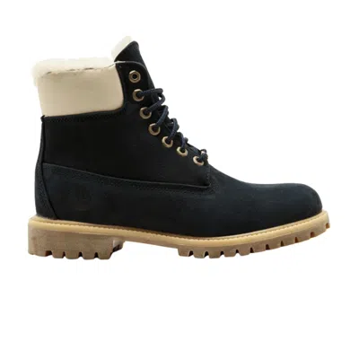 Pre-owned Timberland Kith X 6 Inch Shearling Boot 'navy' | Blue | Men's Size 8