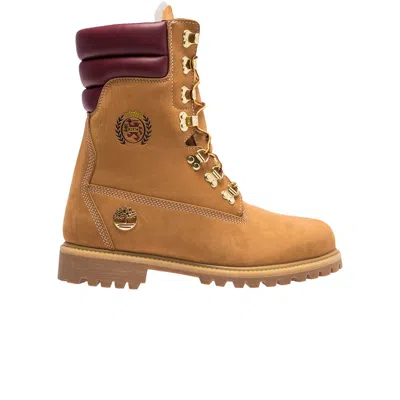 Pre-owned Timberland Kith X Tommy Hilfiger X Shearling Lined Super Boot 'wheat' In Brown