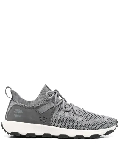 Timberland Knitted Sneakers In Grey