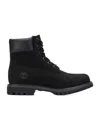 Timberland Womens Black Premium Chunky-sole Leather Boots Eur 41 / 8 Uk In Black