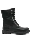 Timberland Lace-up Combat Boots In Black