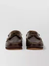 Timberland Stitched Moc Toe Boat Shoe With Rubber Sole