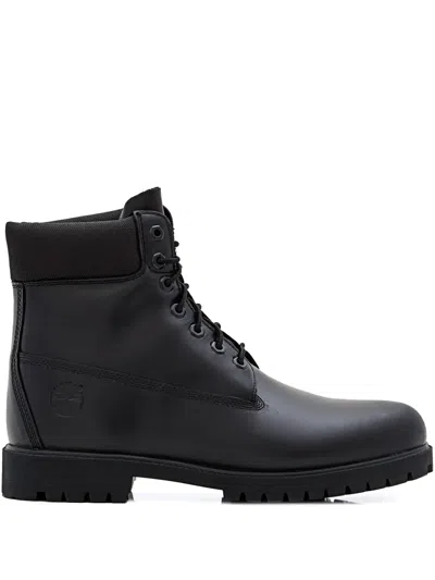Timberland Lace-up Waterproof Leather Boots In Schwarz