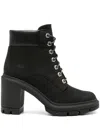 Timberland Allington 99mm Leather Suede Ankle Boots In Black