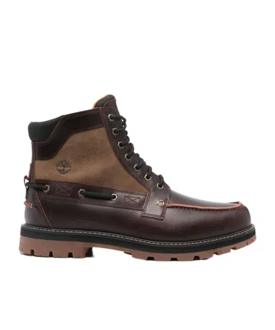Timberland Laced Boots In Brown