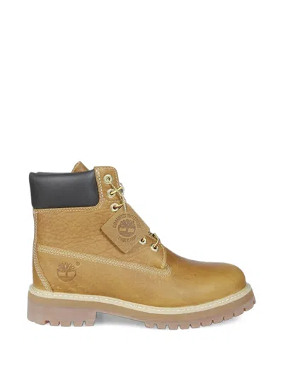 Timberland Lace-up Ankle Boots In Animal Print