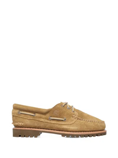 Timberland Lace-up Suede Boat Shoes In Brown