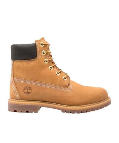 Timberland Premium 6 Inch Lace Up Waterproof Boot In Brown